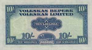 Southwest Africa, 10 Shilling, P13a