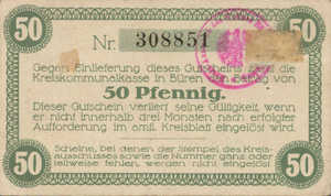 Germany, 50 Pfennig, B100.1a