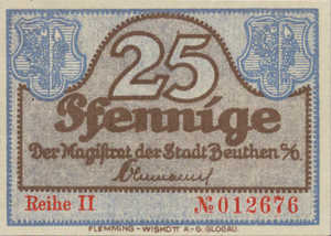Germany, 25 Pfennig, B37.2e