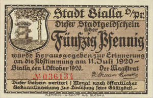 Germany, 50 Pfennig, 100.1a
