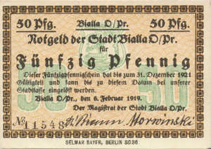Germany, 50 Pfennig, B40.3c