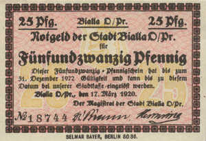 Germany, 25 Pfennig, B40.4b