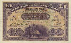 Western Samoa, 1 Pound, P8Aa