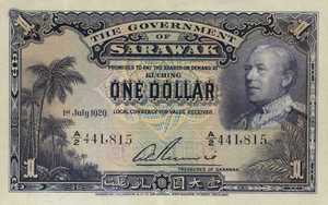 Sarawak, 1 Dollar, P14