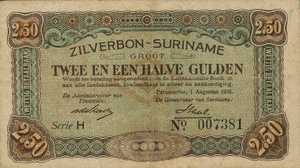 Suriname, 21/2 Gulden, P103