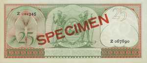 Suriname, 25 Gulden, P113s