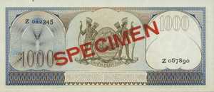 Suriname, 1,000 Gulden, P115s