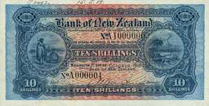 New Zealand, 10 Shilling, S223s2