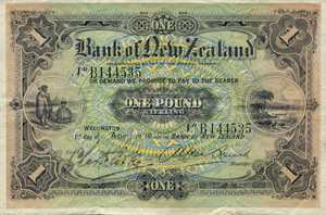 New Zealand, 1 Pound, S225