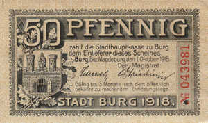 Germany, 50 Pfennig, B104.2c