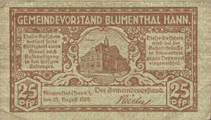 Germany, 25 Pfennig, B65.4a