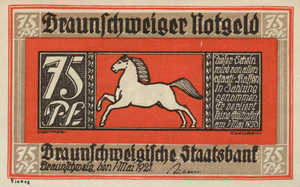 Germany, 75 Pfennig, 155.3i