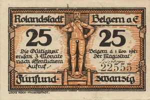Germany, 25 Pfennig, 70.1