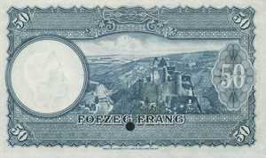 Luxembourg, 50 Franc, P46ct