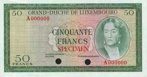 Luxembourg, 50 Franc, P51ct
