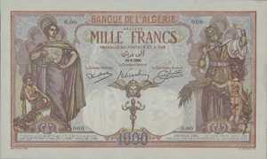 Algeria, 1,000 Franc, P83s