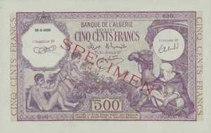Algeria, 500 Franc, P95s