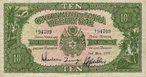 Tonga, 10 Shilling, P10c