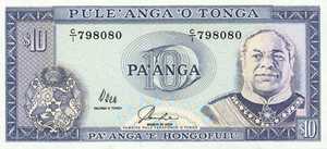 Tonga, 10 PaAnga, P28