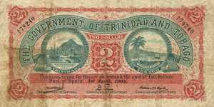 Trinidad and Tobago, 2 Dollar, P2b