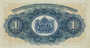 Trinidad and Tobago, 1 Dollar, P5b