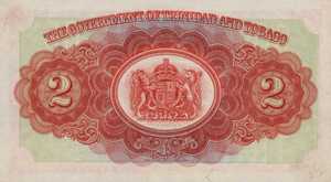 Trinidad and Tobago, 2 Dollar, P6a