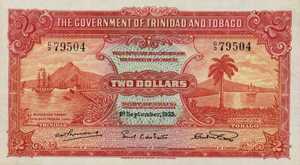 Trinidad and Tobago, 2 Dollar, P6a
