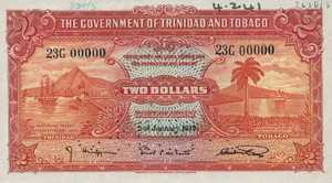 Trinidad and Tobago, 2 Dollar, P6bs