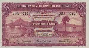 Trinidad and Tobago, 5 Dollar, P7b