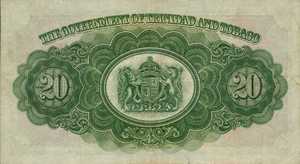 Trinidad and Tobago, 20 Dollar, P10