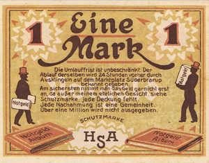Germany, 1 Mark, 1293.1