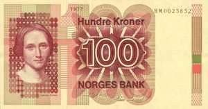 Norway, 100 Krone, P41a