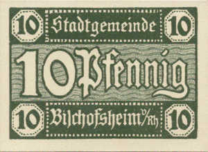 Germany, 10 Pfennig, 107.1