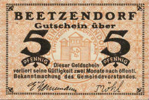 Germany, 5 Pfennig, B15.1d