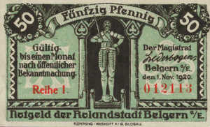 Germany, 50 Pfennig, B17.1b