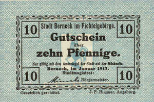 Germany, 10 Pfennig, B34.4d