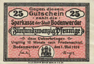 Germany, 25 Pfennig, B71.08a