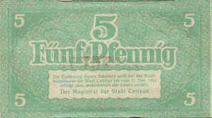 Germany, 5 Pfennig, C28.6a