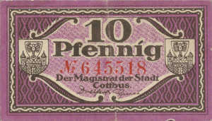 Germany, 10 Pfennig, C28.5a