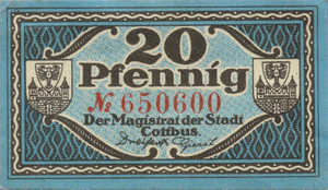 Germany, 20 Pfennig, C28.5b