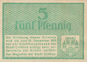 Germany, 5 Pfennig, C28.2a