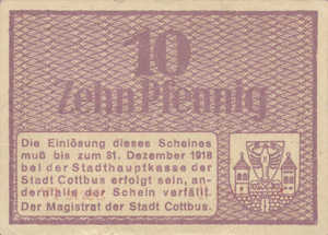 Germany, 10 Pfennig, C28.4b