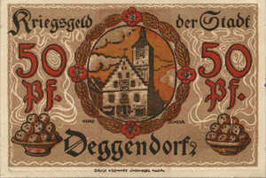 Germany, 50 Pfennig, D8.3b