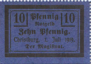 Germany, 10 Pfennig, C15.6e