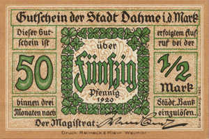 Germany, 50 Pfennig, D1.1d