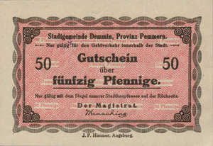 Germany, 50 Pfennig, D11.2b