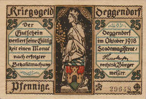 Germany, 25 Pfennig, D8.1a