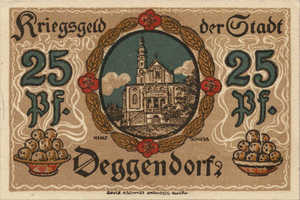 Germany, 25 Pfennig, D8.3a