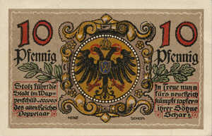 Germany, 10 Pfennig, D27.3b