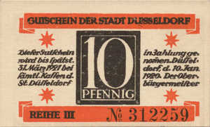 Germany, 10 Pfennig, D35.7a